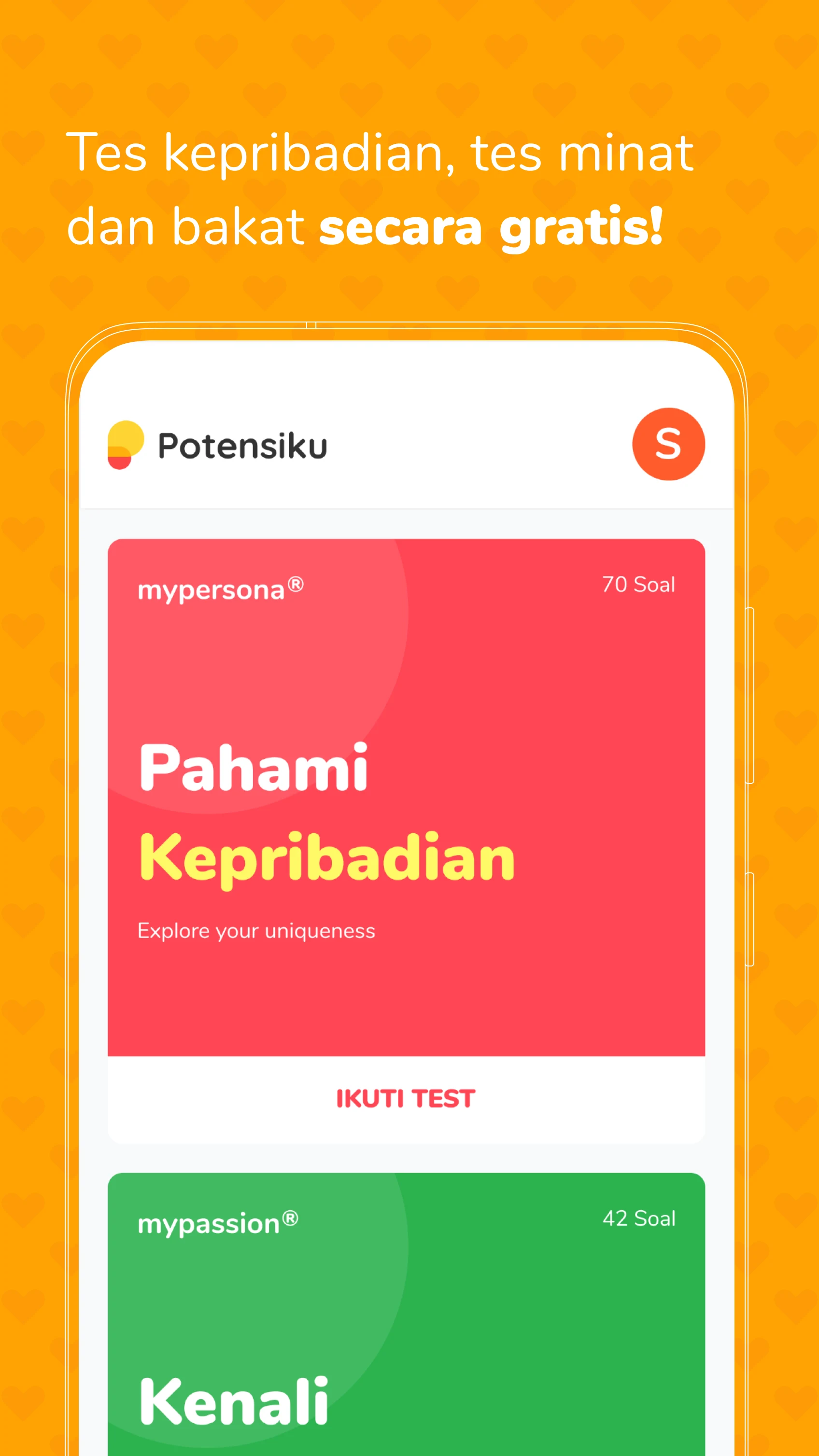 Potensiku - Tes Kepribadian screenshot