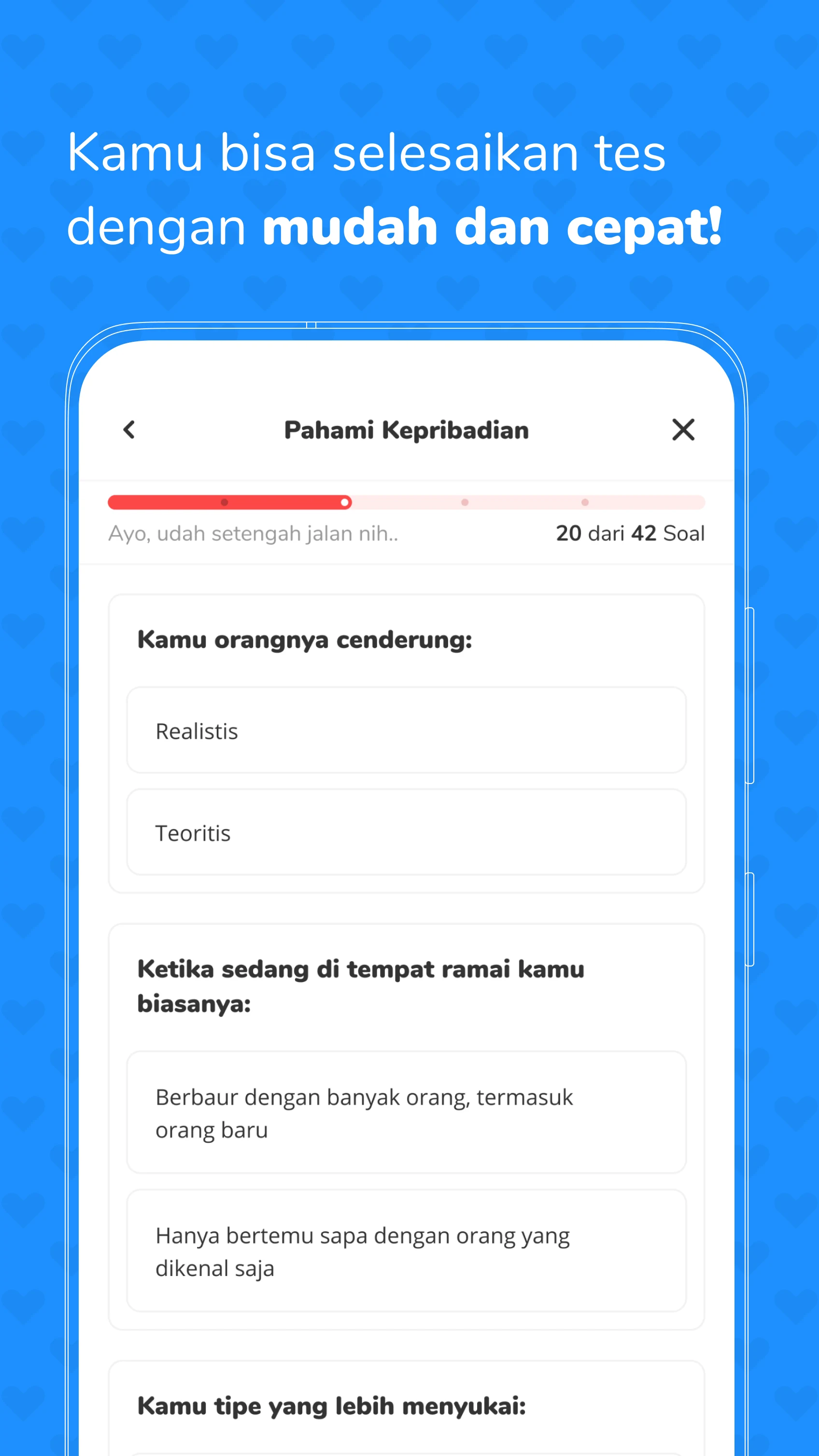 Potensiku - Tes Kepribadian screenshot