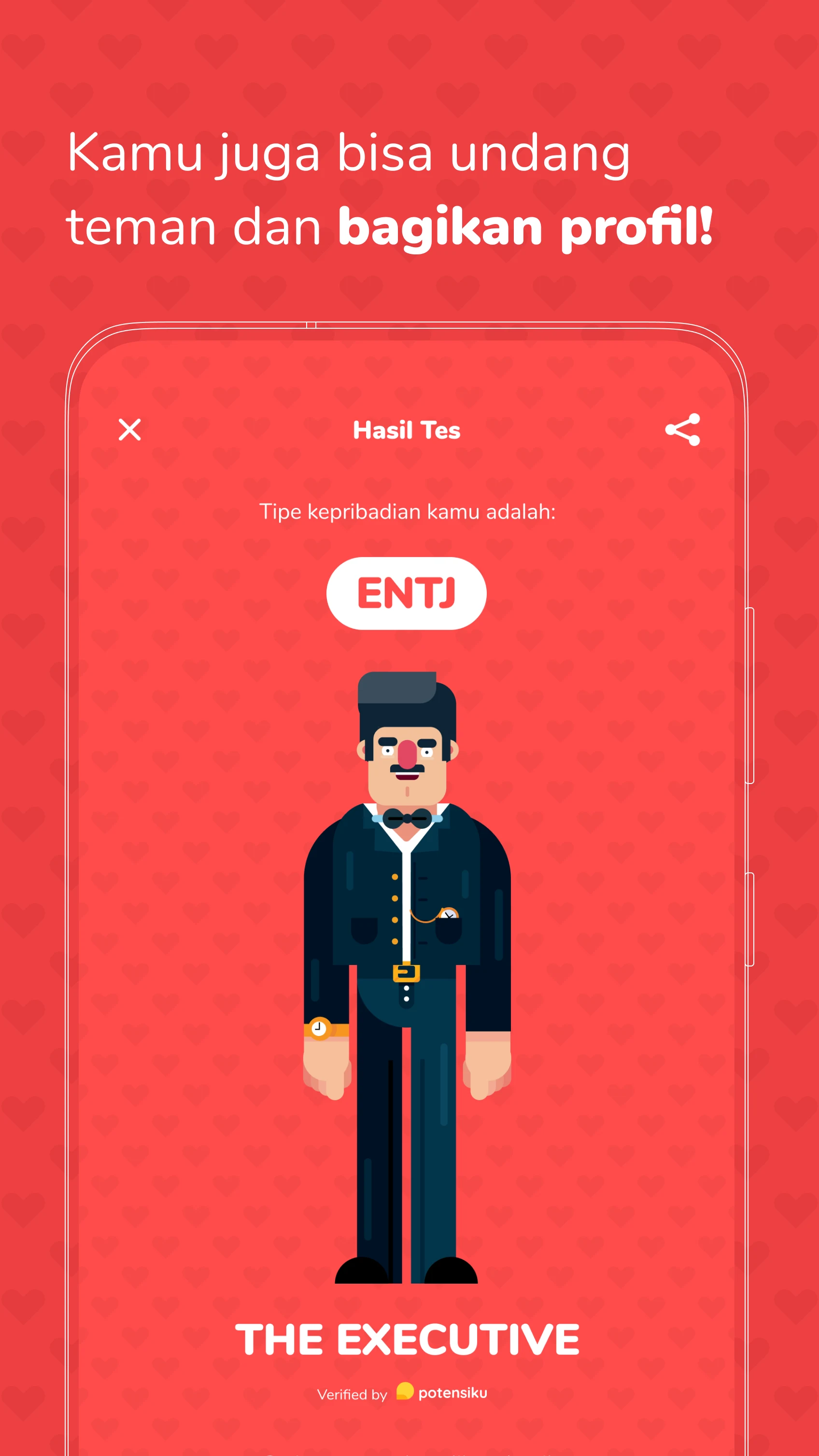 Potensiku - Tes Kepribadian screenshot